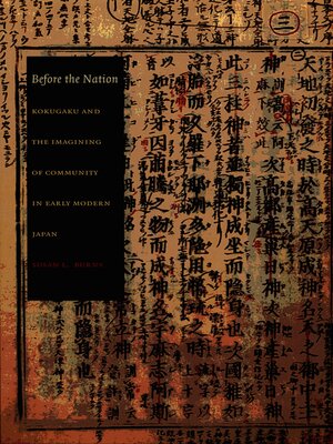 cover image of Before the Nation